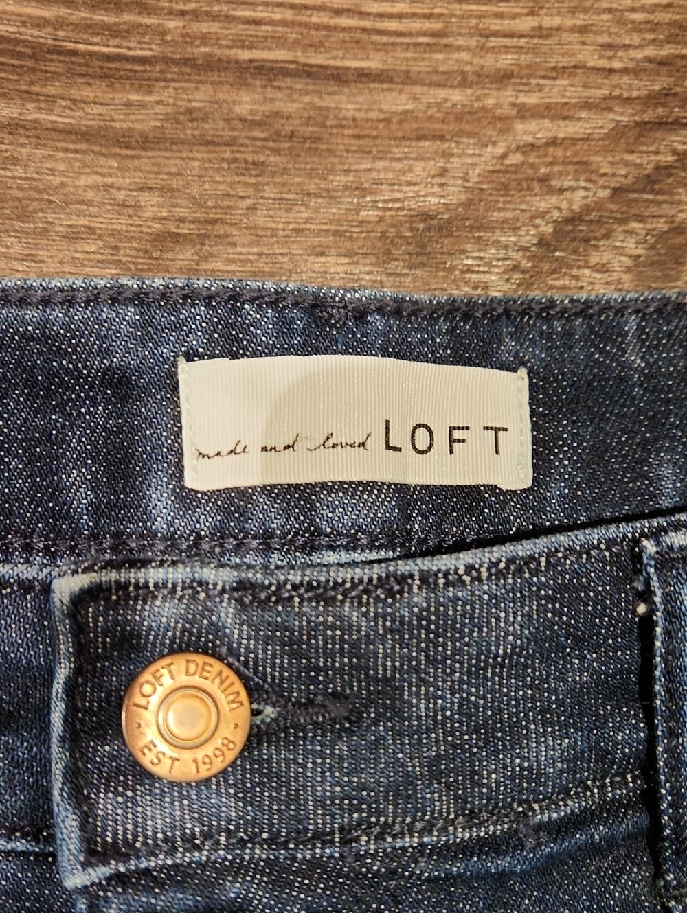 ❤️ LOFT HIGH RISE CROP FLARE JEANS, 12 (31) - Picture 6 of 8